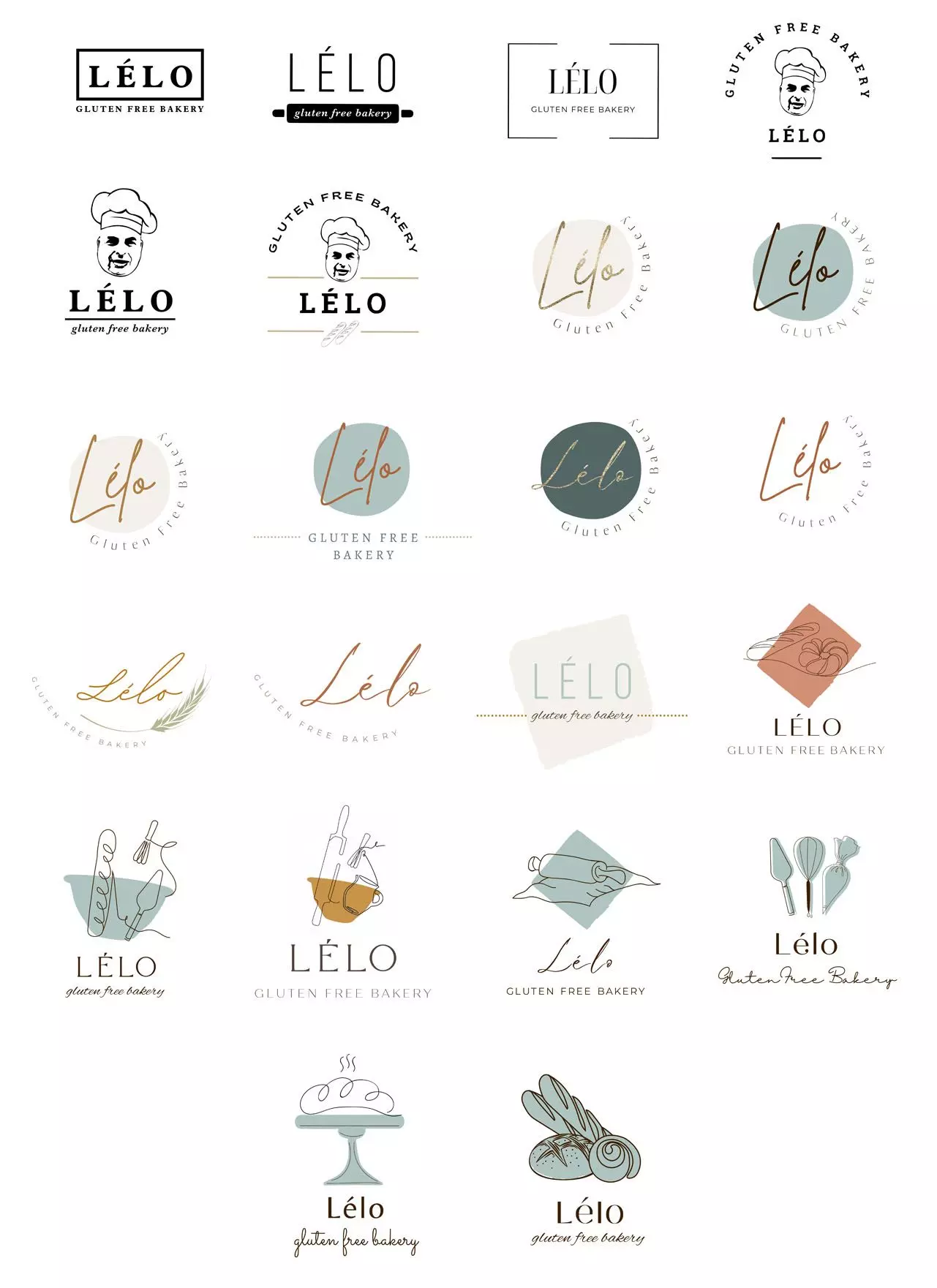 lelo gluten free bakery other logo options