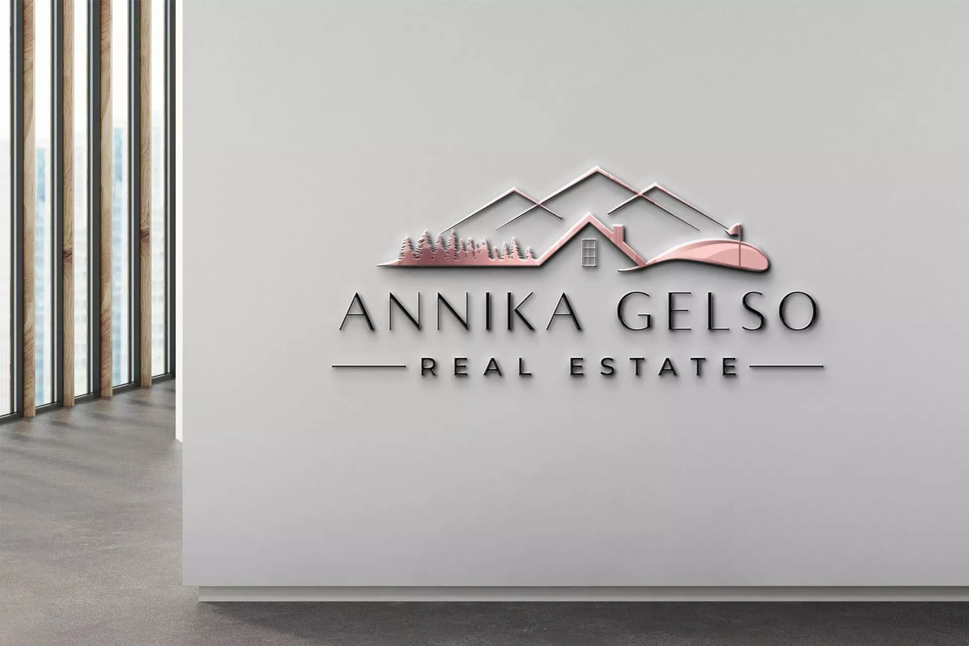 annika gelso logo 3d presentation