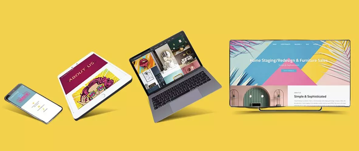 web mockup